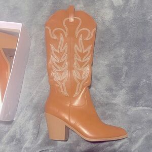 New knee high cowboy boots by Top Moda.  Never worn.